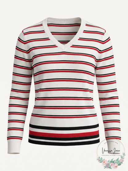 Tommy Hilfiger Womens Stretch Ribbed Crew Neck Sweater, Size XL