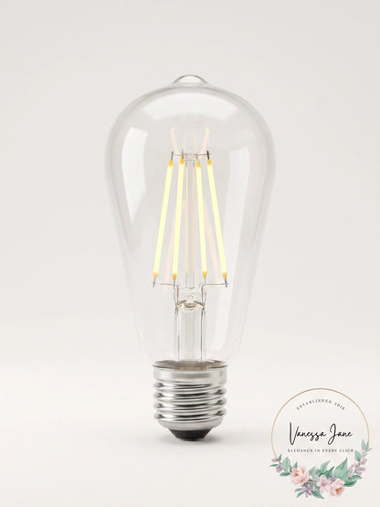 Progress Lighting Single 7 Watt Dimmable ST19 Medium (E26) LED Bulb
