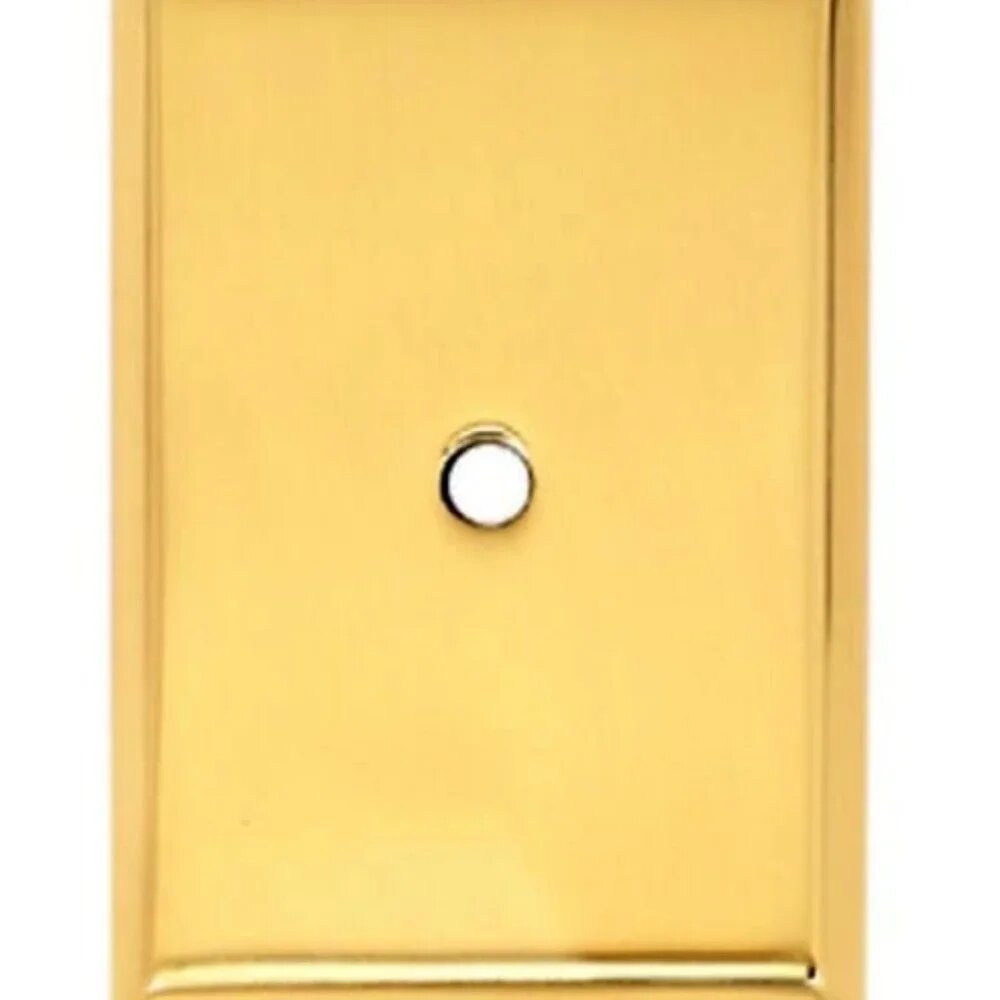 Alno A610-38 Traditional 2-1/4 Long Escutcheon Backplate for Cabinet Knob