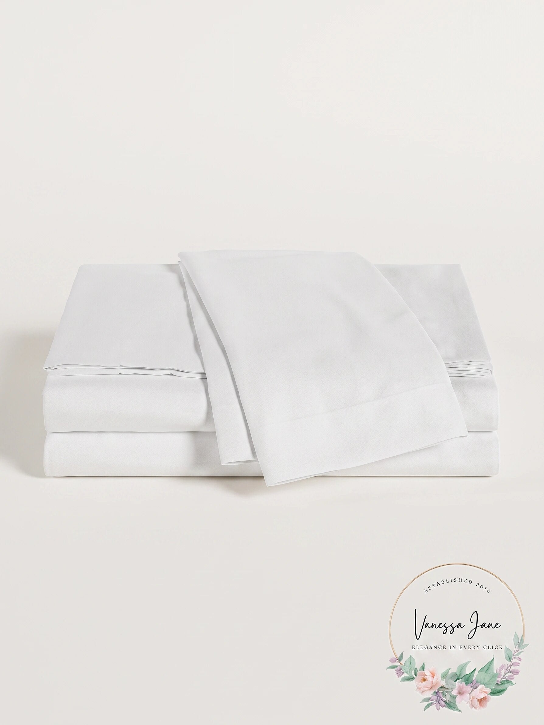 Wellbeing Oxywash Solid 300 Thread Count Sheet Set