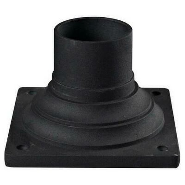 Z-lite Pier Mounts Outdoor Pier Mount 6x6x4 Black