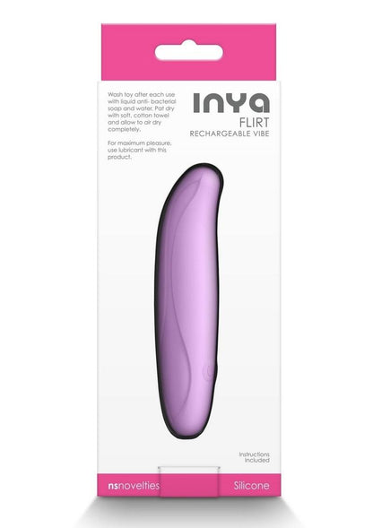 Inya Flirt Rechargeable Silicone Vibrator - Lavender
