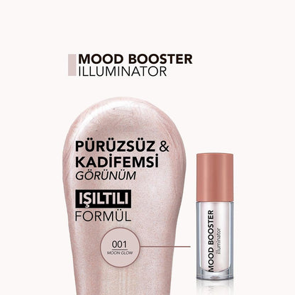 Flormar Mood Booster Liquid Highlighter 001 Moon Glow 15ml