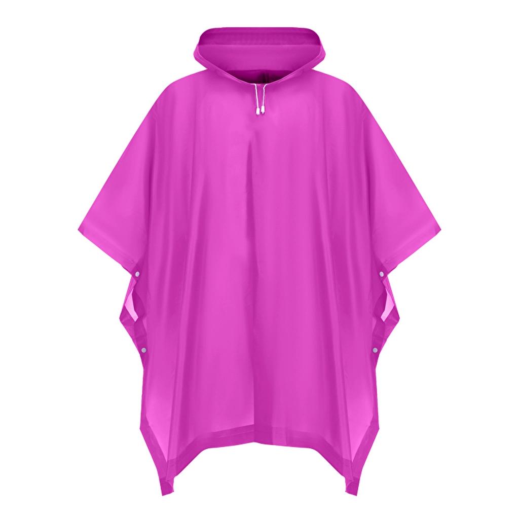 Eklips Pink Poncho Raincoat for Wet Weather Protection
