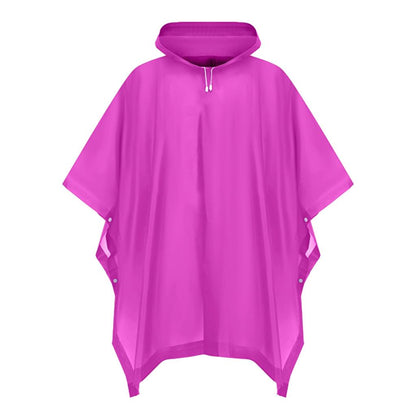 Eklips Pink Poncho Raincoat for Wet Weather Protection