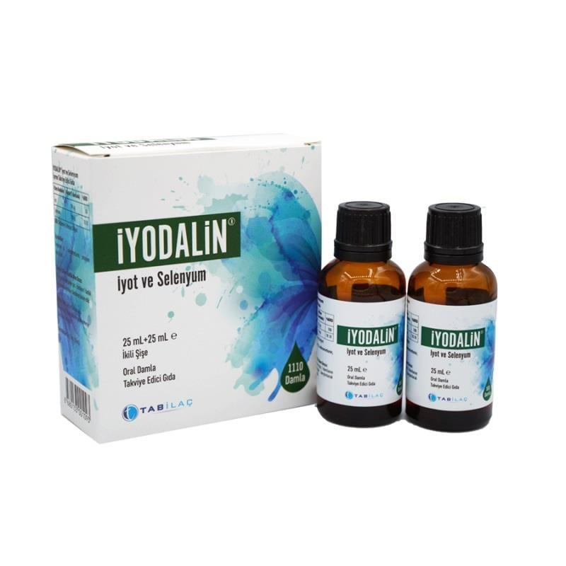 _yodalin Iodine and Selenium Supplement Drops: Supports Thyroid &amp; Immunity - Double Pack (2 x 25ml)