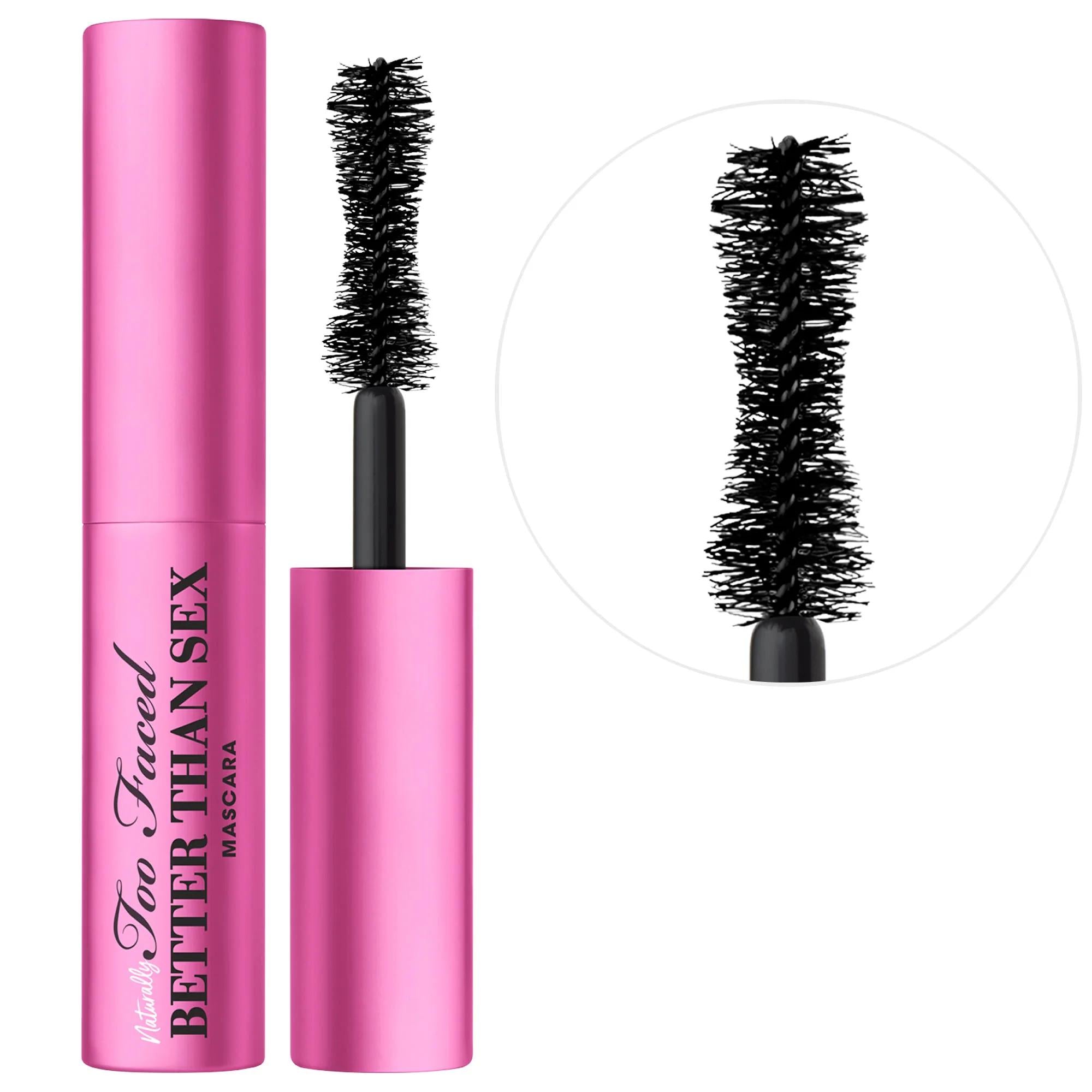 Naturally Better Than Sex Volumizing &amp; Lengthening Mascara - 98% Natural Formula, Sensitive Eyes Safe