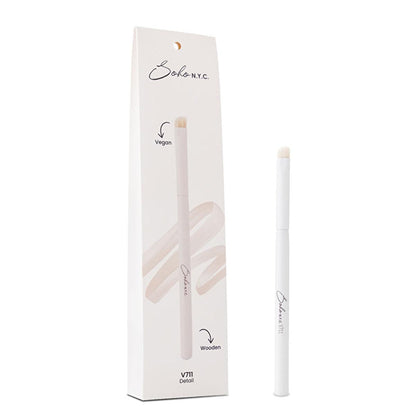 Soho N.Y.C. Vegan Angled Makeup Brush V711 - Precise Application, Eco-Friendly &amp; Cruelty-Free