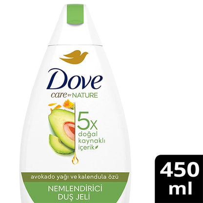 Dove Care By Nature Avocado Oil &amp; Calendula Shower Gel 450 ml