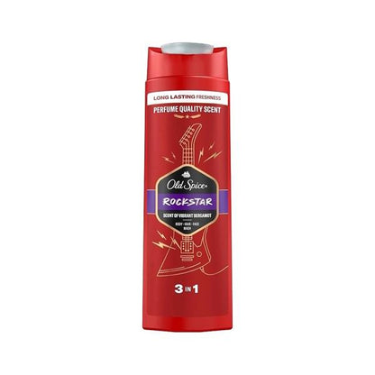 Old Spice Rockstar 3-in-1 Wash for Hair, Face &amp; Body 400 ml