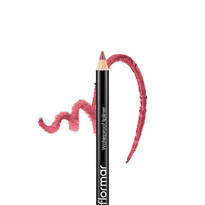 Flormar Mat Lip Liner - Waterproof, Long-Lasting, Matte Finish, 203 Subdued Pink