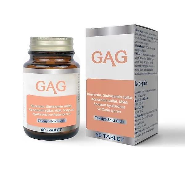 GAG - Dietary Supplement for Joint Health Support - 60 Tablets with Glucosamine, Chondroitin &amp; MSM