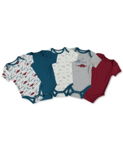 Kyle &amp; Deena Baby Boys 5-PC. Cotton Bodysuits Set