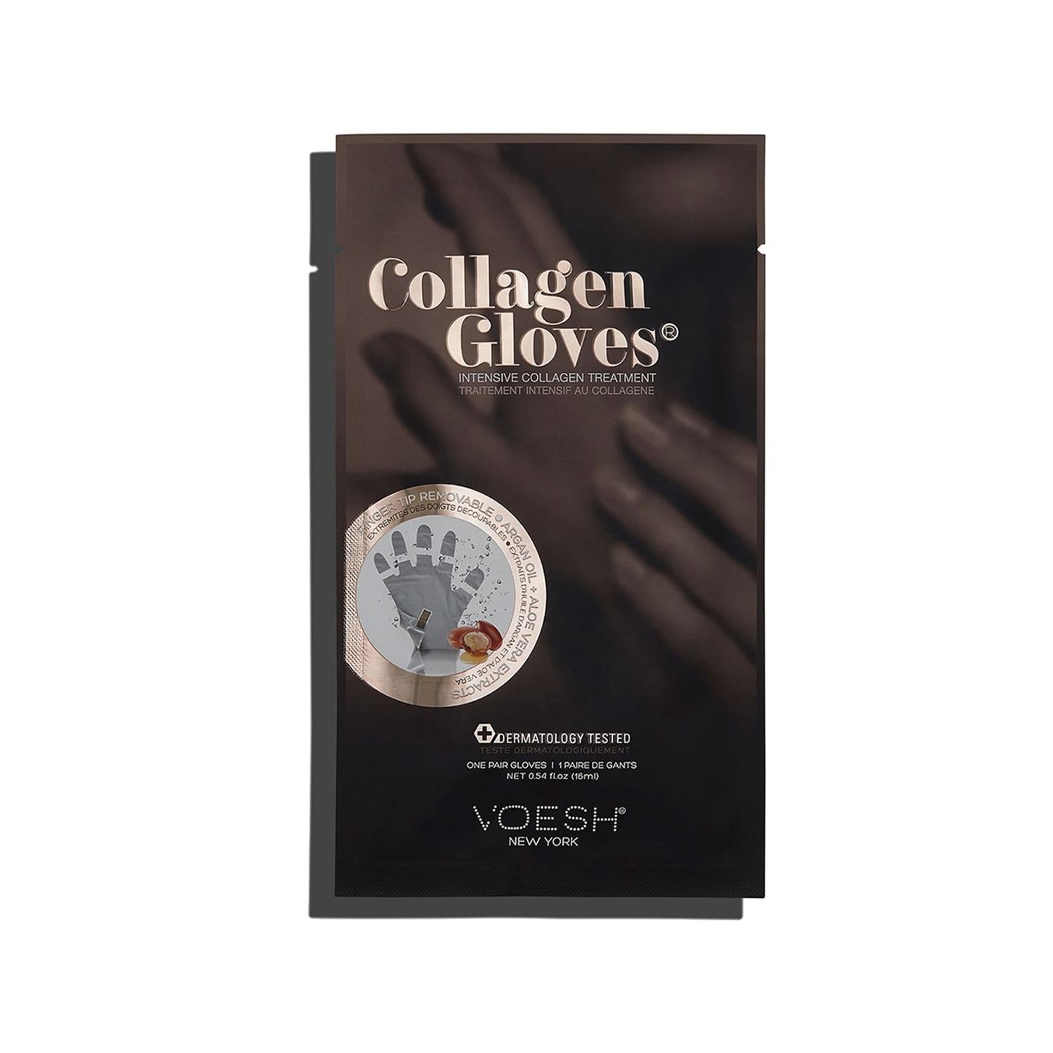 Voesh New York Collagen Hand Gloves - Moisturizing &amp; Nourishing Collagen-Infused Gloves for Dry Hands, Collagen Skincare, Naneli Kolajen Eldiveni