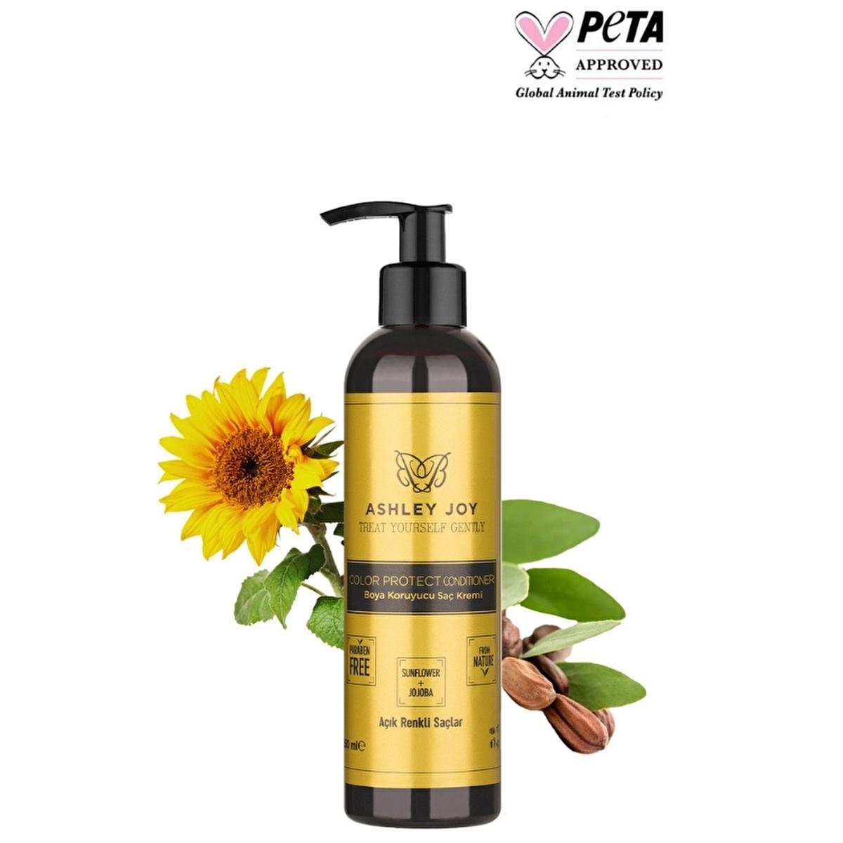 Ashley Joy Color Protect Hair Conditioner - Vitamin E &amp; Sodium PCA for Blonde &amp; Light Hair - Moisturizing, Repairing, Color Vibrancy - 8.45 fl oz