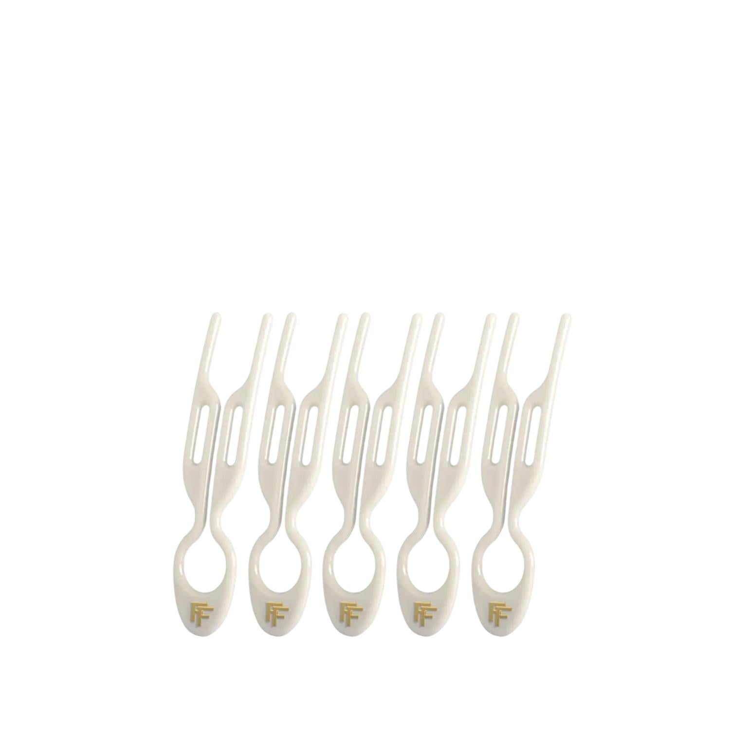 Fiona Franchimon No. 1 Hairpin Cream White 5 Pack