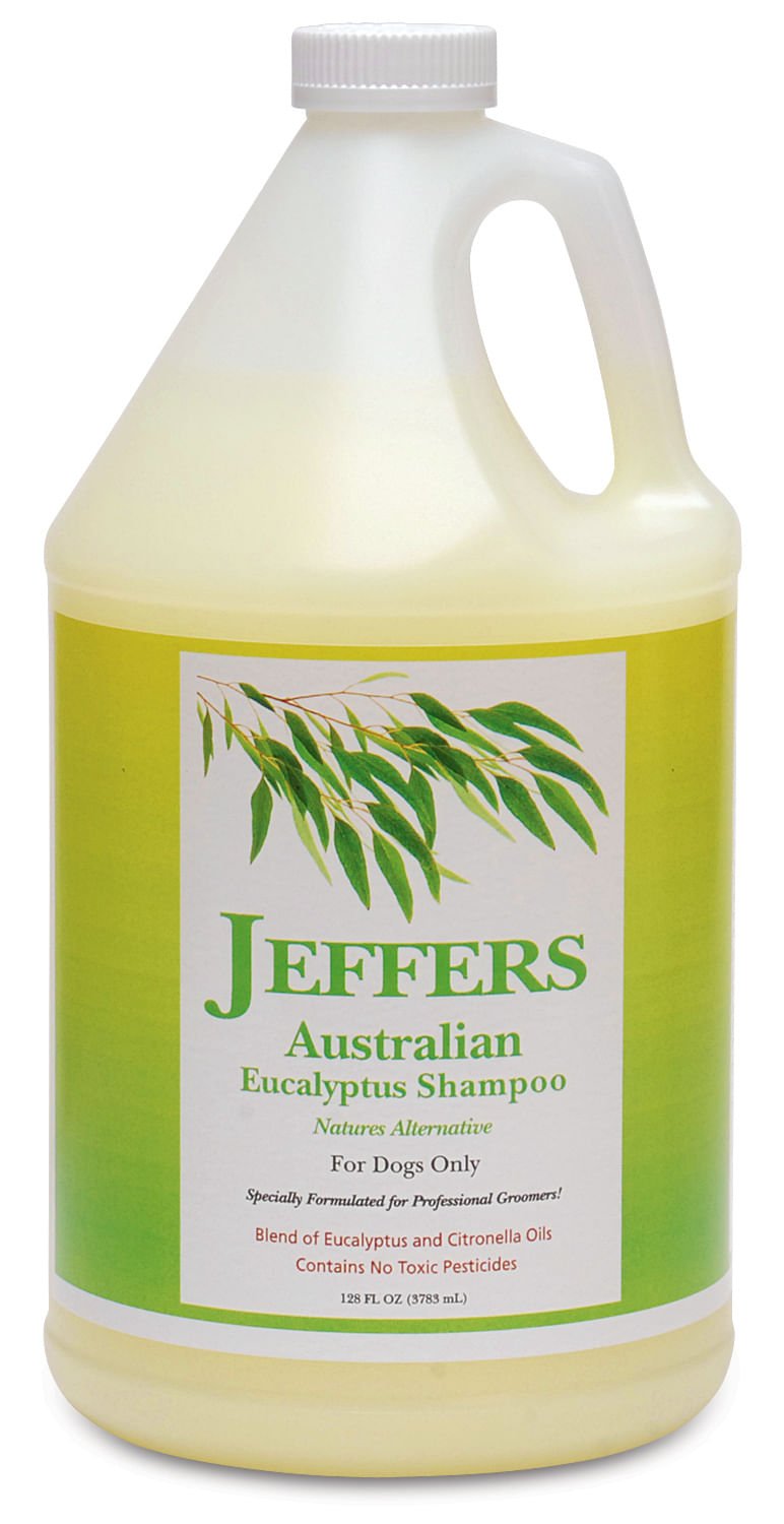 Jeffers Australian Eucalyptus All-Natural Dog Shampoo - Aids in Repelling Fleas, Ticks, Flies &amp; Mosquitos