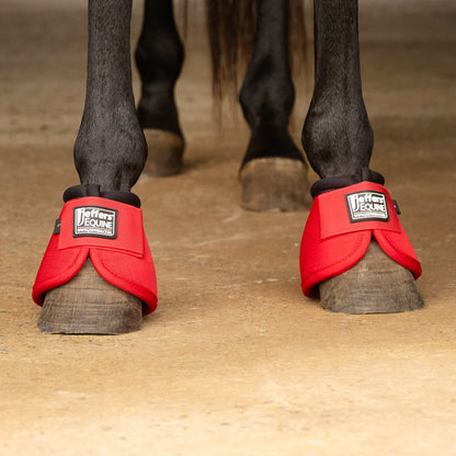 Jeffers No-Turn Bell Boots for Horses, Solid Colors, 2 Count