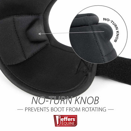 Jeffers No-Turn Bell Boots for Horses, Solid Colors, 2 Count