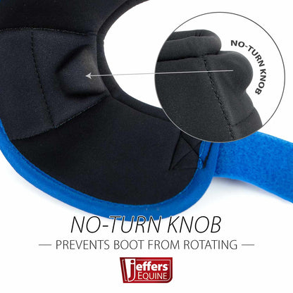 Jeffers No-Turn Bell Boots for Horses, Solid Colors, 2 Count