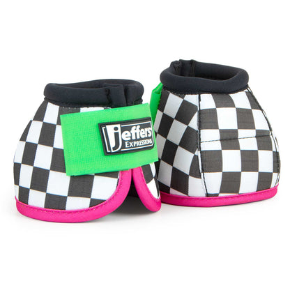 Jeffers Expression No-Turn Bell Boots for Horses, Pair, Nylon