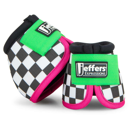 Jeffers Expression No-Turn Bell Boots for Horses, Pair, Nylon