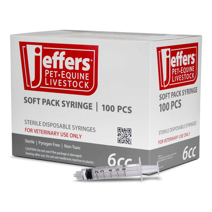 Jeffers Luer Lock Syringes, Boxes