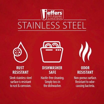 Jeffers Multi-Purpose Stainless Steel Pails with Handle