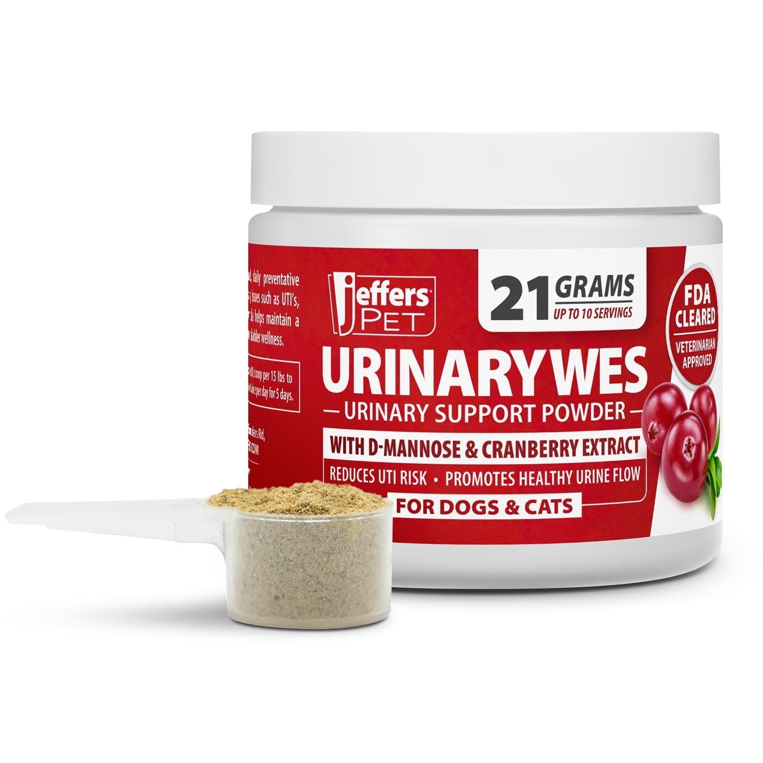 Jeffers UrinaryWes Urinary Support Supplement Powder for Dogs &amp; Cats