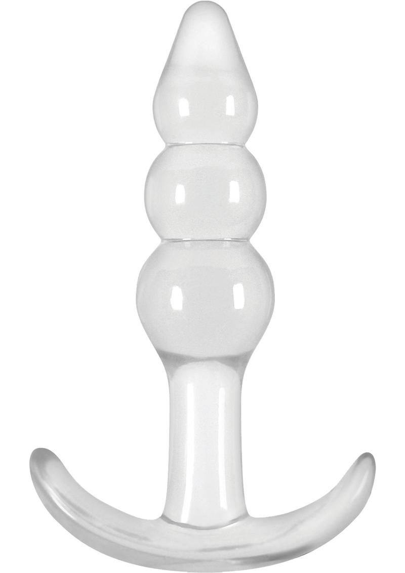 Jelly Rancher Ripple T Plug Clear Odorless TPE