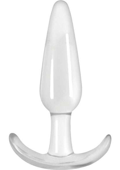 Jelly Rancher Smooth T-Plug Clear Butt Plug for Ultimate Comfort