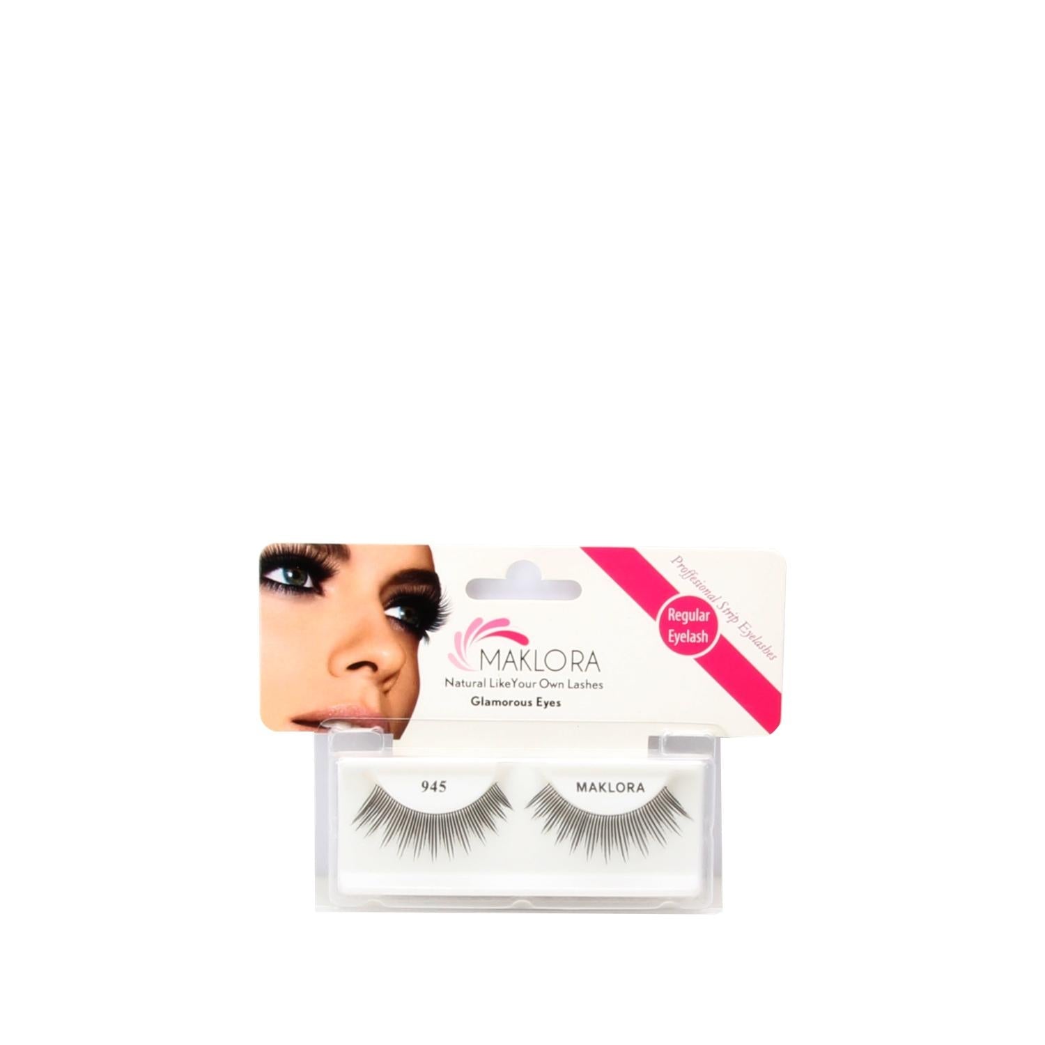 Maklora False Eyelashes - Whole Lash Extension 945 for Dramatic Beauty Enhancement