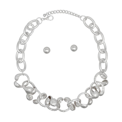 Chain Heavy-Duty Silver Headphone Link Necklace