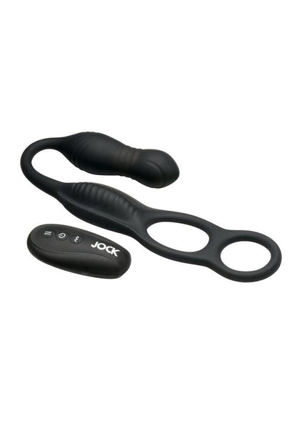 Jock Hyper Thrusting And Vibrating Anal Plug
