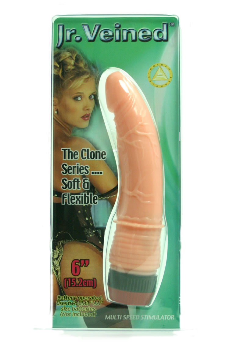 Jr. Veined Clone Series Realistic Vibrator