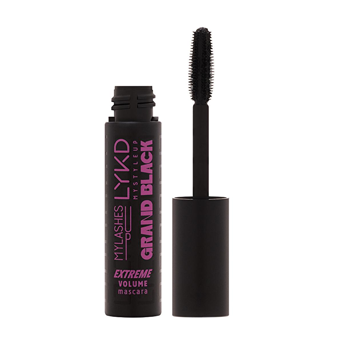 LYKD Grand Black Maskara - Volumizing &amp; Ultra Black Mascara for Dramatic Eye Makeup