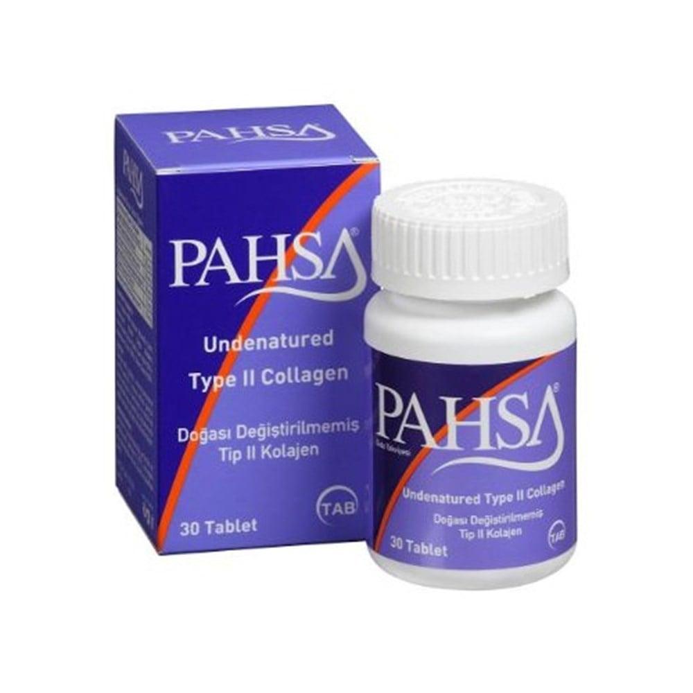 PAHSA Type 2 Collagen Supplement: Joint Support Tablets with MSM, Boswellia, Calcium, Magnesium &amp; Zinc - 30 Count