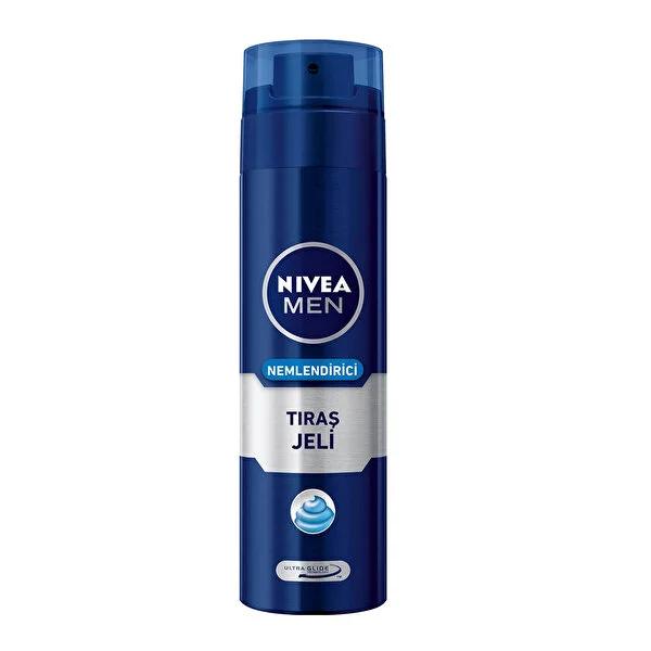 Nivea Men Moisturizing Shaving Gel - 200ml, Soothing Aloe Vera &amp; Vitamins for Smooth Shave
