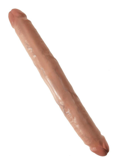King Cock 12 Inch Slim Double Dildo Flexible Realistic Design