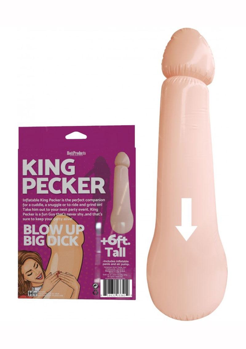King Pecker Giant Inflatable 6ft Blow-Up Penis Party Prop