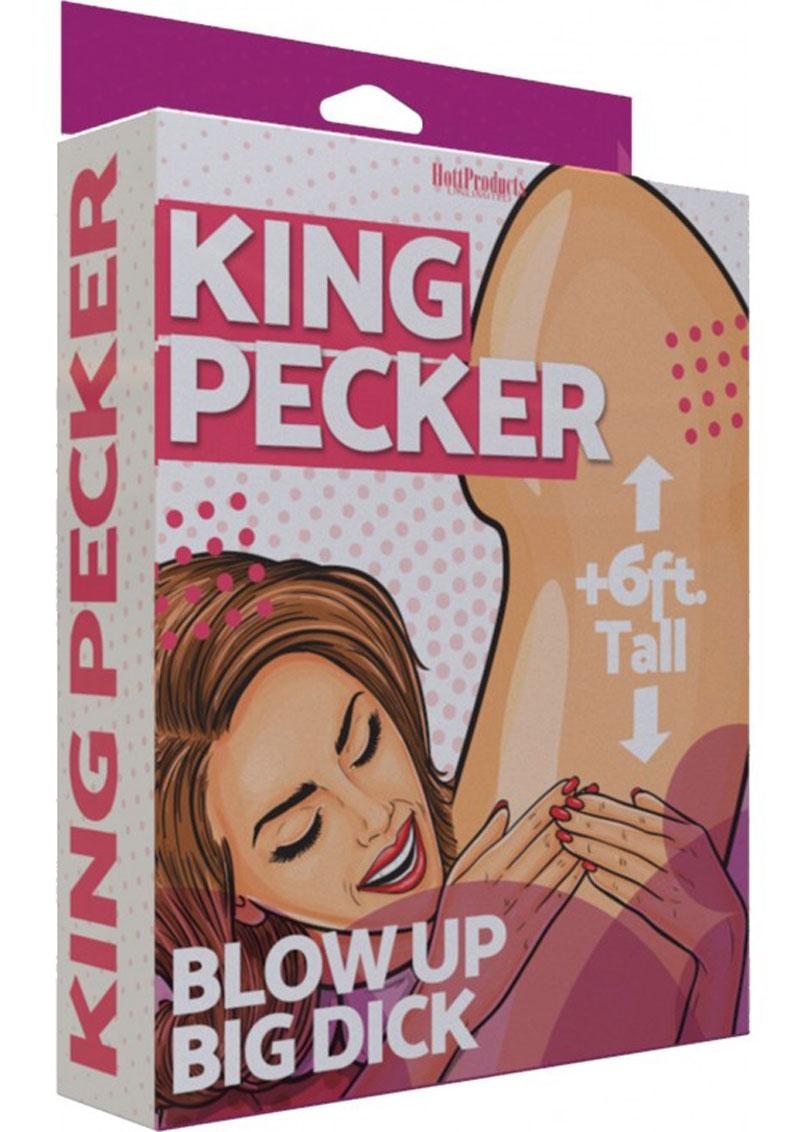 King Pecker Giant Inflatable 6ft Blow-Up Penis Party Prop