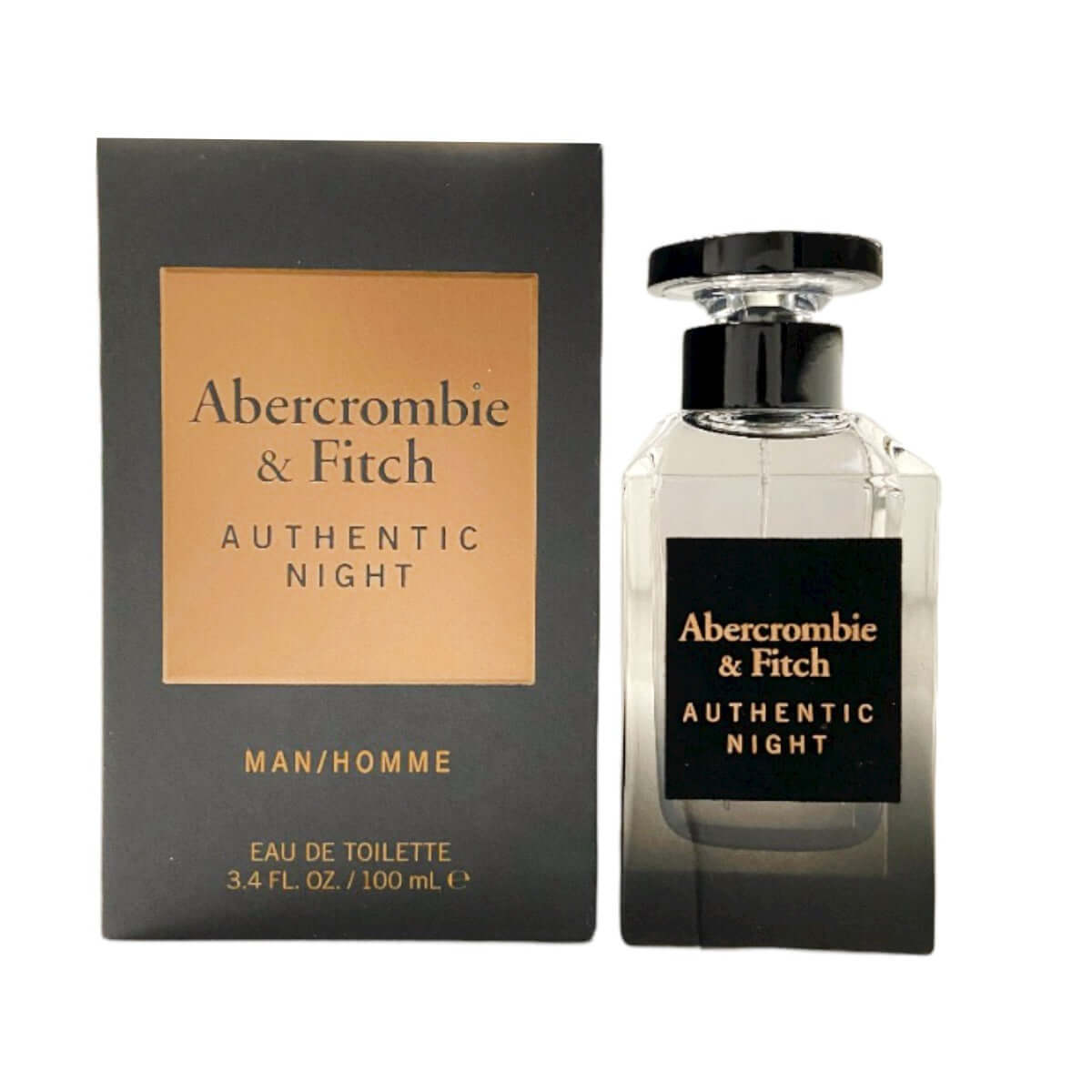 Abercrombie &amp; Fitch Authentic Night EDT Spray 3.4 oz