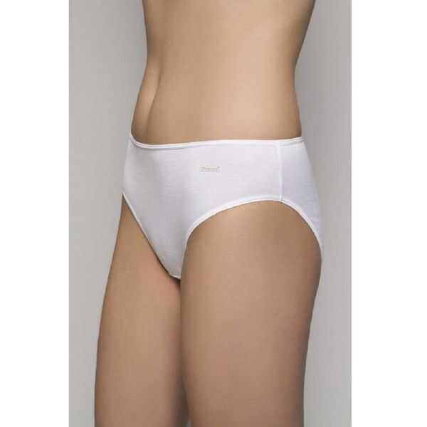 Kom Basic White Slip Briefs Soft Daily Underwear 2-Pack