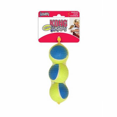 KONG Squeakair Ultra Ball Durable Dog Toy 3-Pack 6.5 cm