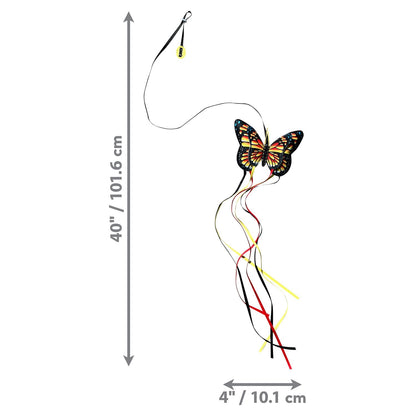 KONG Teaser Butterfly Cat Toy, Assorted
