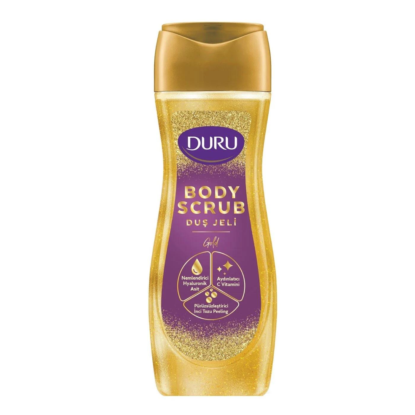 Duru Body Scrub Gold Exfoliating Shower Gel 450 ml