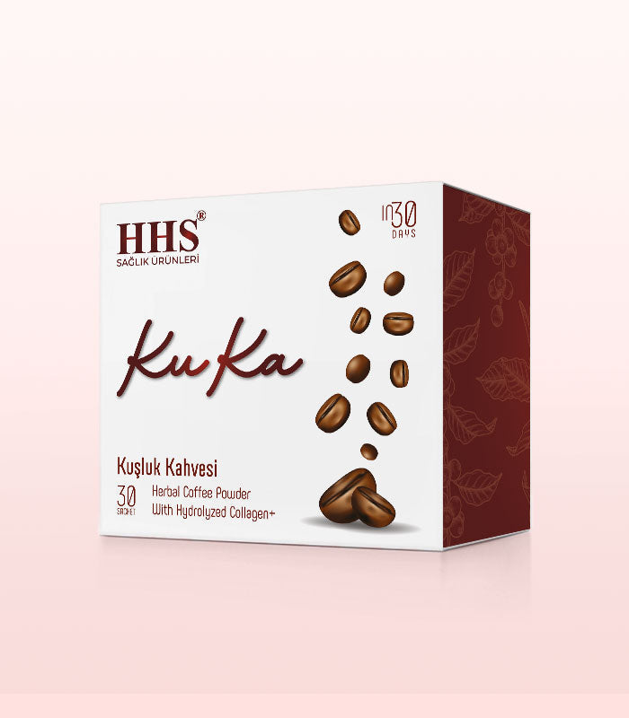 HHS KuKa Natural Morning Coffee | 30-Day Pack | Collagen &amp; Hyaluronic Acid