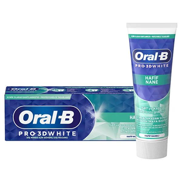 Oral B 3D White Mild Mint Toothpaste - Clinically Proven Whitening &amp; Safe for Enamel