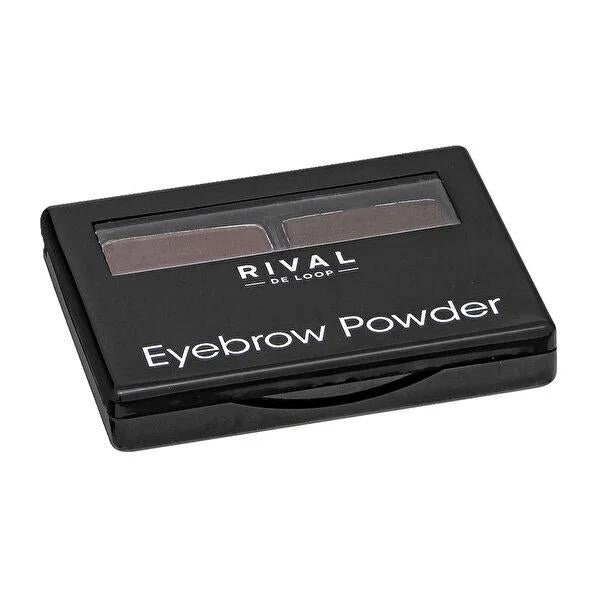 Rival de Loop Eyebrow Powder with Brush &amp; Tweezers for Precise Shaping - Eyebrow Makeup Essentials