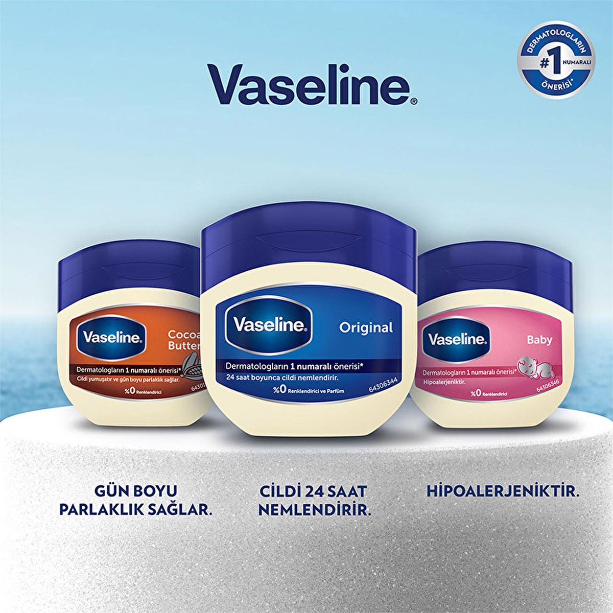 Vaseline Original Moisturizing Jelly - 24 Hour Hydration for Dry Skin, Hypoallergenic &amp; Dermatologist-Recommended